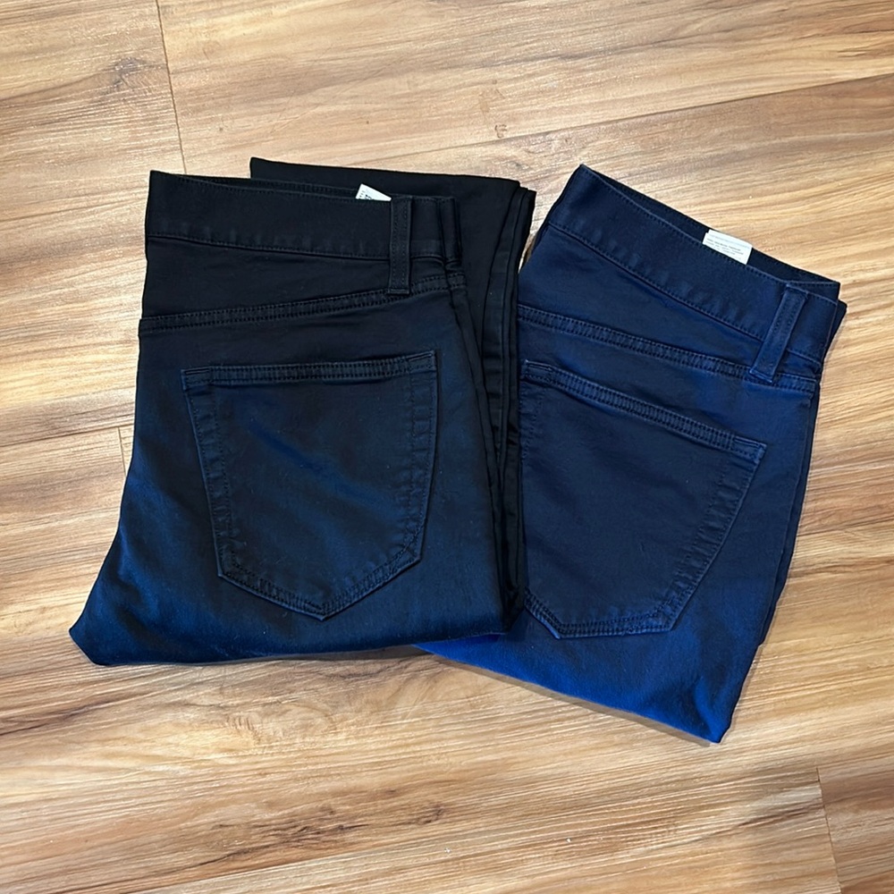 Two pair of Banana Republic Skinny Traveler Pant, 30 x 27